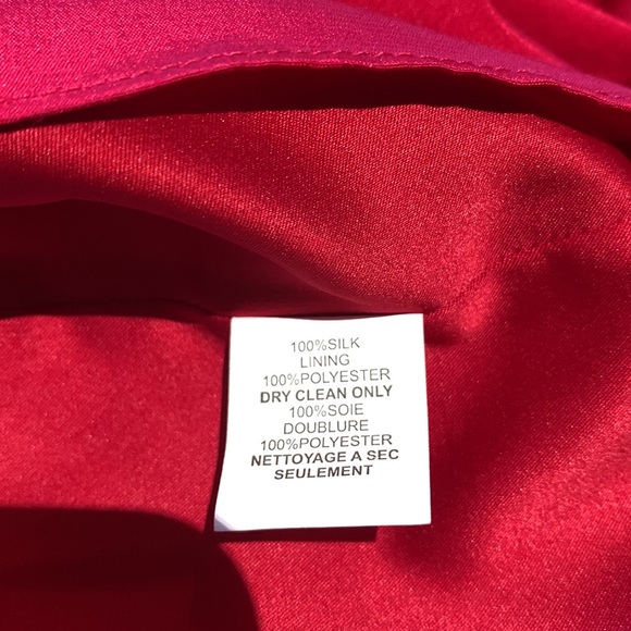 Trina Turk sz 2 red long sleeve dress - Picture 9 of 9